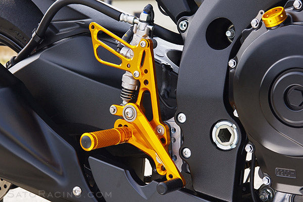 Sato Racing Adjustable Rear Sets 11-20 and up Suzuki GSX-R 600/750