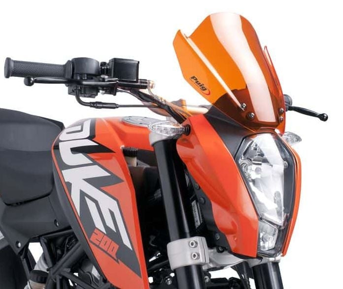 Puig Naked New Generation Sport Screen '11-'16 KTM 125 Duke, '12-'13 200 Duke, '13-'16 390 Duke