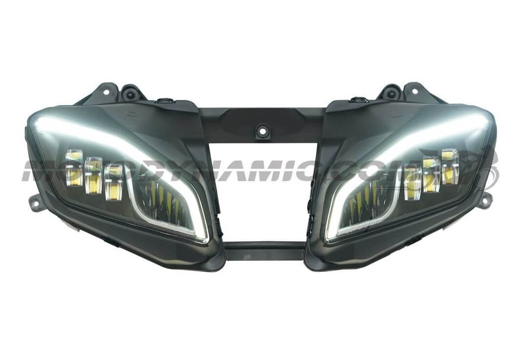 Motodynamic Full LED Projection Head Light Assembly with DRL '08-'16 Yamaha R6