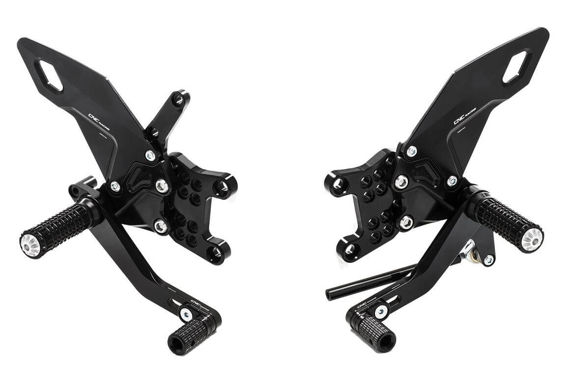 CNC Racing Adjustable Rearsets '17-'18 Aprilia RSV4 RR/Factory, '17-'19 Tuono V4/Factory