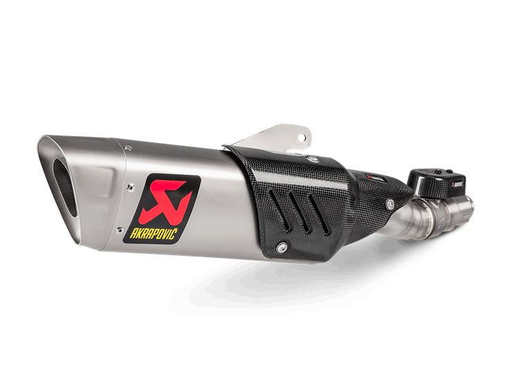yzfr6（bn6）AKRAPOVICスリップオン Akrapovic Slip-On Line (Titanium) Exhaust System '17-'20 Yamaha YZF R6