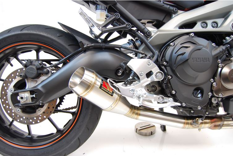 Competition Werkes GP Stainless Steel Slip-On Exhaust '14-'20 Yamaha FZ-09/MT-09, '16-'20 XSR900, '15-'20 FJ-09