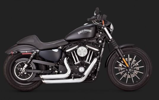 Vance & Hines Shortshots Staggered Full Exhaust System for Harley