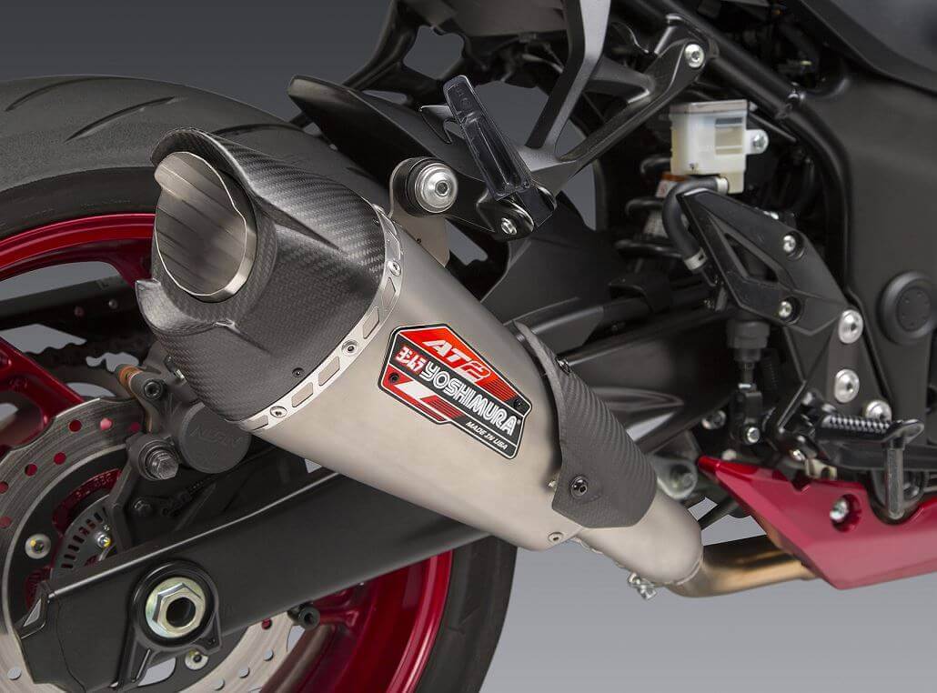 Buy Yoshimura AT2 Stainless Slip-On Exhaust '17-'22 Suzuki GSX-S750/Z