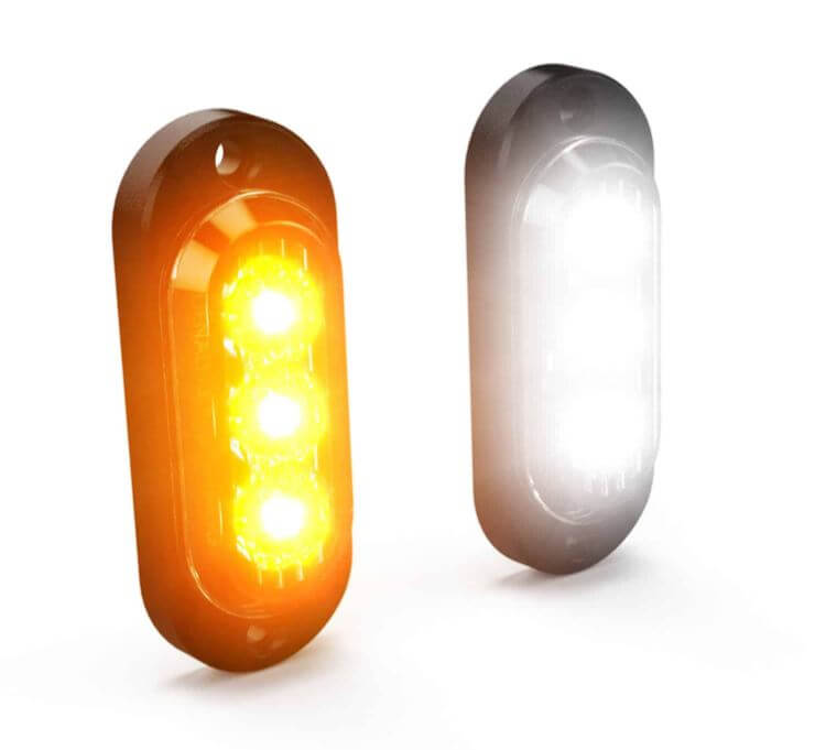 Denali T3 Modular Switchback Front Signal Pods (Adapter Required)