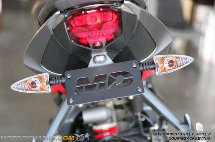 Motodynamic Fender Eliminator '13-'16 Triumph Street Triple 675 R/S/RS