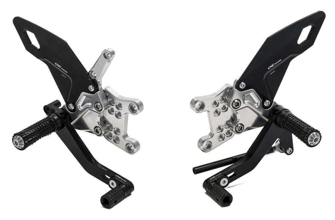 CNC Racing Adjustable Rearsets '17-'18 Aprilia RSV4 RR/Factory, '17-'19 Tuono V4/Factory