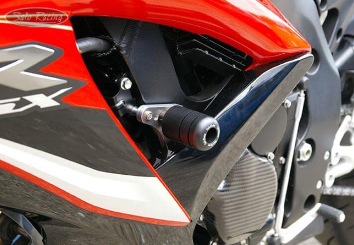 Sato Racing No-Cut Frame Sliders 2006-2010 Suzuki GSXR 600/750 - Race  Version