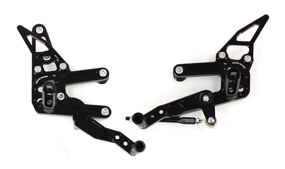Driven Racing TT Adjustable Rearsets 2015-2016 Yamaha R3 | DRP-722