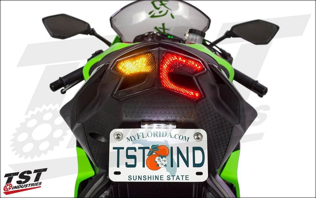 TST Industries LED Programmable Integrated Tail Light Kawasaki 