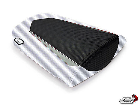 LuiMoto Tribal Blade Seat Cover 07-12 Honda CBR600RR - Cf Black/Cf Pearl