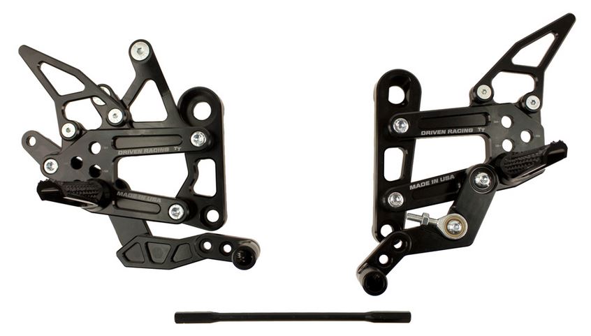 Driven Racing TT Rearsets For 2014-2017 Yamaha FZ09 / MT09