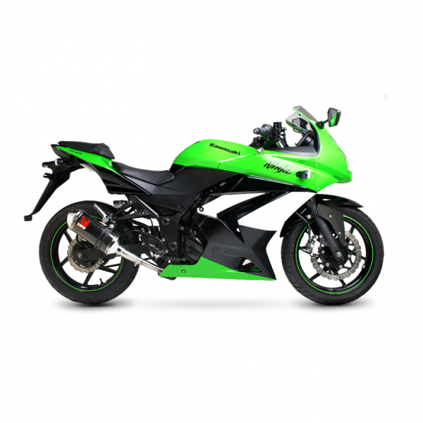 Scorpion Factory Oval SlipOn Exhaust System'08-'12 Kawasaki