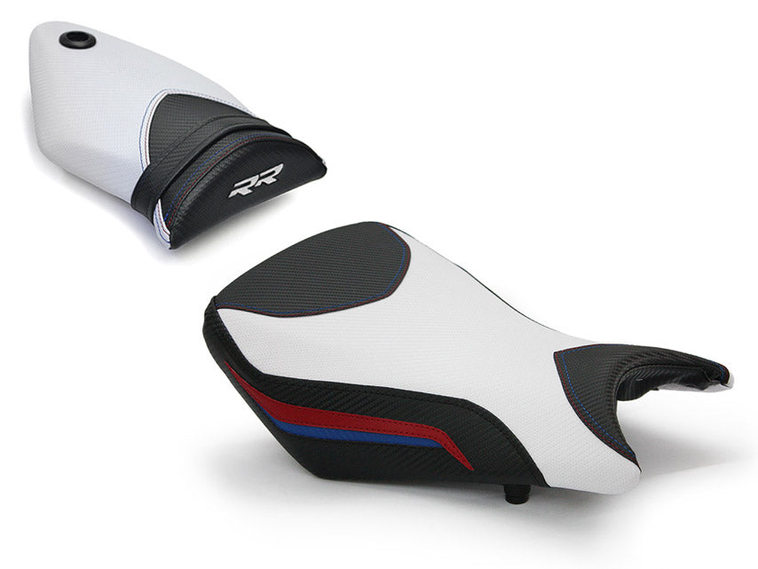 LuiMoto Technik Edition Seat Cover 2012-2014 BMW S1000RR - Cf Pearl/Cf Black