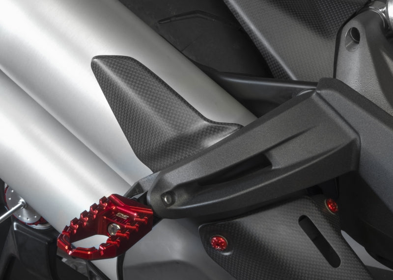 CNC Racing Carbon Right Side Heel Guard (Matte) for 2014-2015 Monster 821/1200/S
