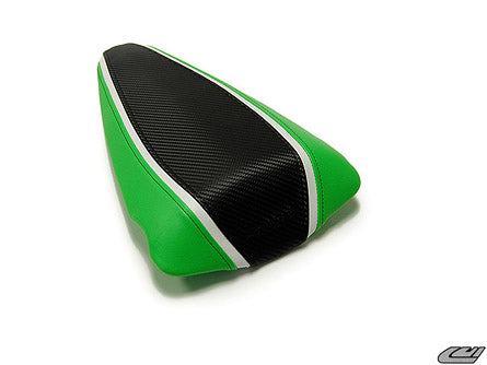 LuiMoto Sport Seat Covers '07-'08 Kawasaki ZX6R - Lime Green