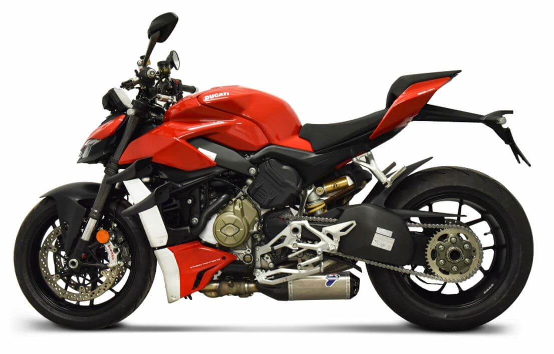 Termignoni Dual Slip-On Exhaust Kit 20-24 Ducati Streetfighter V4/S/SP/SP2