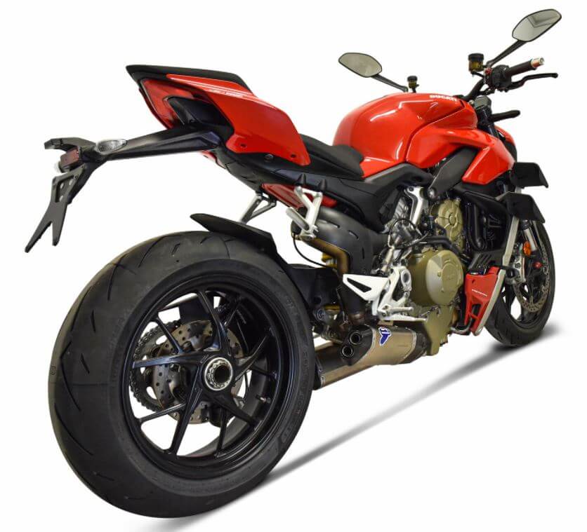 Termignoni Dual Slip-On Exhaust Kit 20-24 Ducati Streetfighter V4/S/SP/SP2