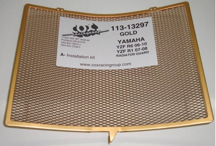 Cox Racing Radiator Guard for '06-'16 Yamaha YZF-R6