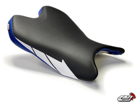 LuiMoto Team Yamaha Seat Cover 2008-2015 Yamaha YZF R6 - Cf Black/White/Blue