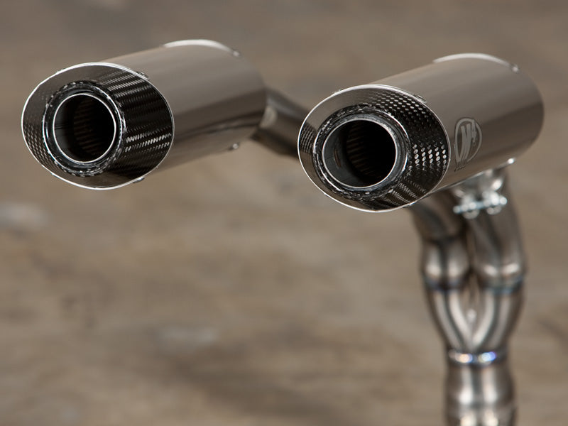 M4 Titanium Standard Mount Cat Eliminator Slip On Exhaust 2007-2008 Yamaha YZF R1