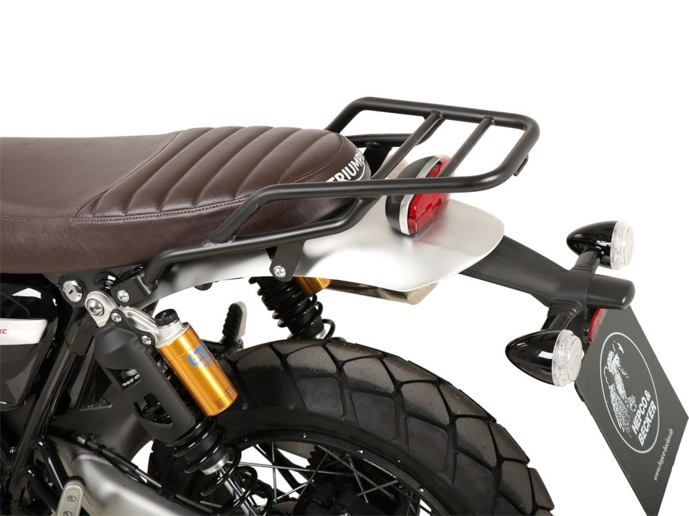Hepco & Becker Black Rear Rack for 2019- Triumph Scrambler 1200
