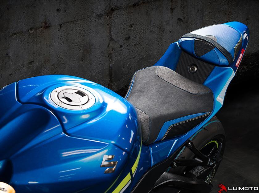 LuiMoto Sport Seat Cover '17-'20 SUZUKI GSX-R 1000 | Passenger