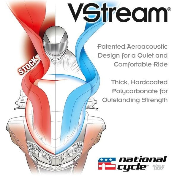 National Cycle VStream+ Sport/Tour Windscreen 2014-2017 Yamaha FZ 07 / MT 07 | N20314