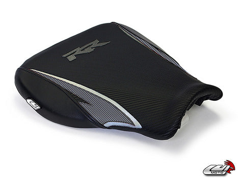 LuiMoto Tribal Blade Seat Cover 07-12 Honda CBR600RR - Cf Black/Cf Gunmetal