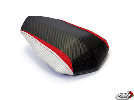 LuiMoto Team Yamaha Seat Cover 2009-2014 Yamaha YZF R1 - CF Black/Red/CF PearlRed/CF Pearl