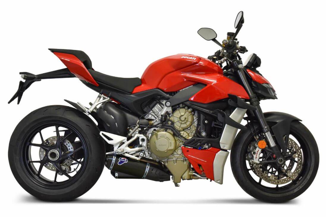 Termignoni Dual Slip-On Exhaust Kit 20-24 Ducati Streetfighter V4/S/SP/SP2