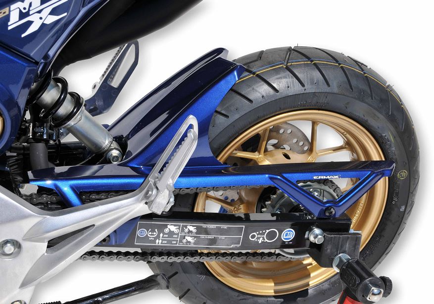 Ermax Rear Hugger w.Chain Guard 2013-2016 Honda Honda MSX 125 GROM