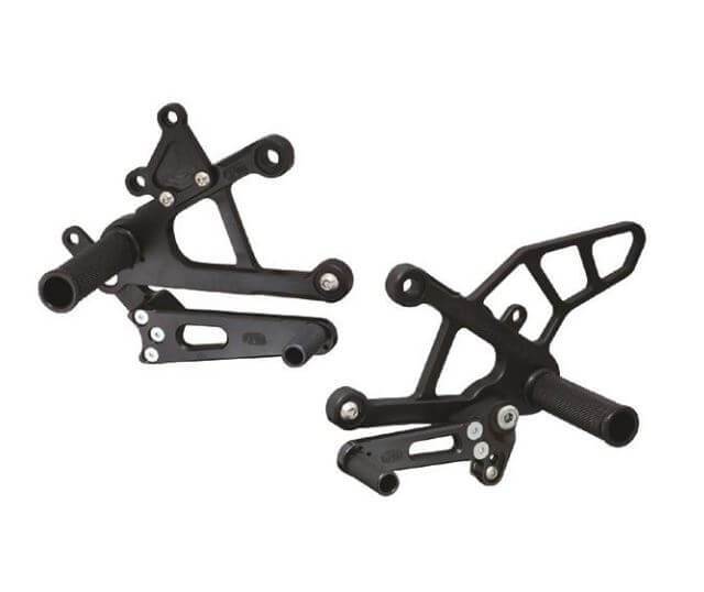 Woodcraft Complete Rearset Kit for Kawasaki ZX-6R '13-'18 (05 