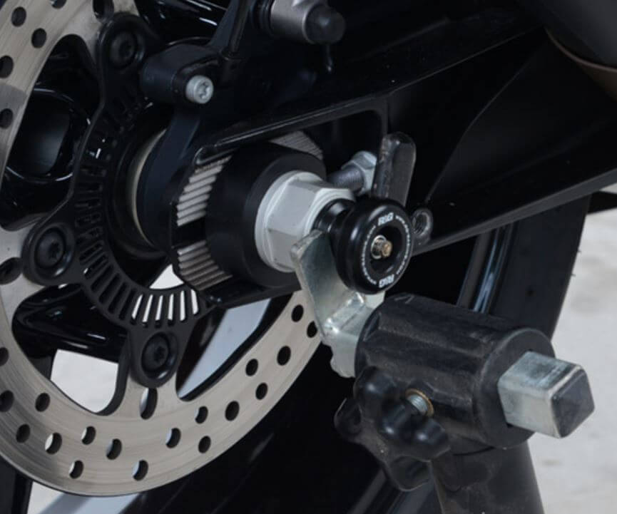 R&G Racing Rear Axle Sliders '18- Husqvarna Svartpilen/Vitpilen 701