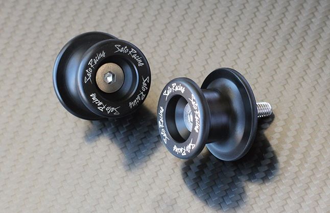 Sato Racing 6mm Swingarm Spool for Aprilia, Yamaha, Triumph (most models)
