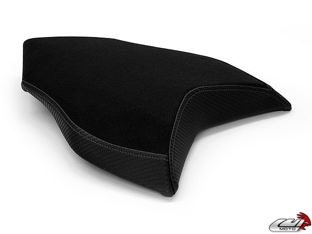 LuiMoto Team Italia Suede Seat Cover 10-11 MV Agusta Brutale 990R, 10-11 Brutale 1090R - Gunmetal Stitching