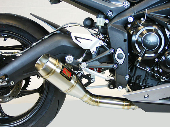 Competition Werkes GP Stainless Steel Slip-on Exhaust 2013-2017 Triumph Daytona 675/R