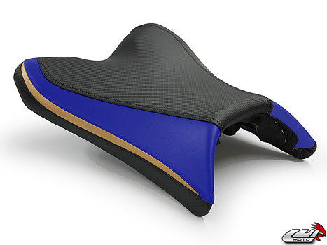 LuiMoto Team Yamaha Seat Cover 2010-2014 Yamaha FZ8 / Fazer 8 - Cf Black/Blue