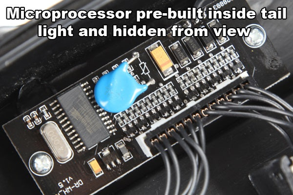 Motodynamic Sequential LED Tail Light 2013-2017 Kawasaki Ninja 300 - Smoke