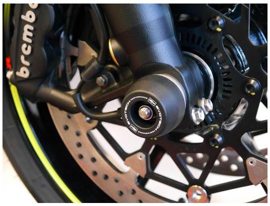Evotech Performance Front Axle Sliders 2017+ Suzuki GSXR 1000