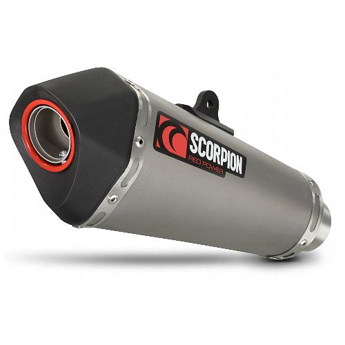 Scorpion Serket Taper Slip-On Exhaust System for 2014-2017 Yamaha FZ-09 / MT-09 - Titanium