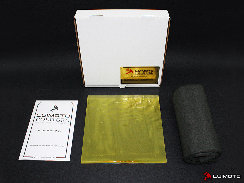 LuiMoto Premium Gold Gel Insert Pad for Motorcycle Seat