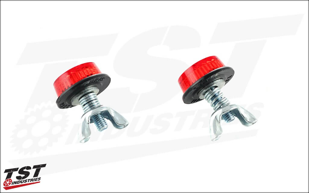 TST Industries Reflective License Plate Mounting Hardware