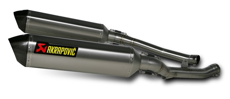 Akrapovic Hex Slip-On Street Legal Exhaust System 2008-2011 Kawasaki ZX14R / ZZR1400