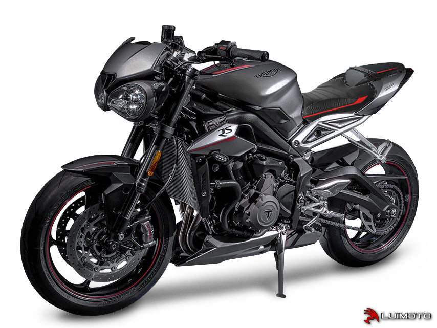 LuiMoto R-Cafe Seat Cover '17-'20 Triumph Street Triple 765 | Passenger