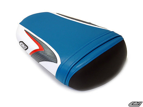 LuiMoto Team Suzuki Seat Cover 2008-2010 Suzuki GSXR 600/750 - 2009 Blue/White
