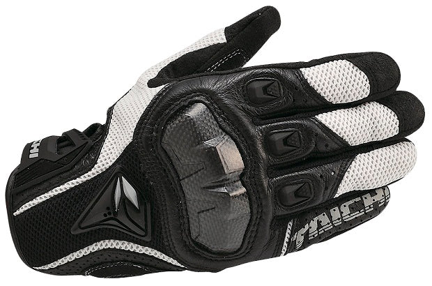 RS Taichi RST391 Armed Mesh Gloves Black/Silver | Motostarz Canada