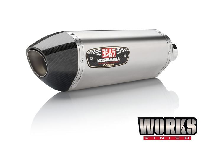 Yoshimura Race R-77 3QTR SS-SS-CF Slip-On Exhaust '17-'19 KTM 390 Duke/RC 390