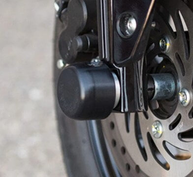 Woodcraft Front/Rear Axle Slider Kit Honda '14-'20 Grom /'19-'21 Monkey /'17-'21 Kawasaki Z125 Pro