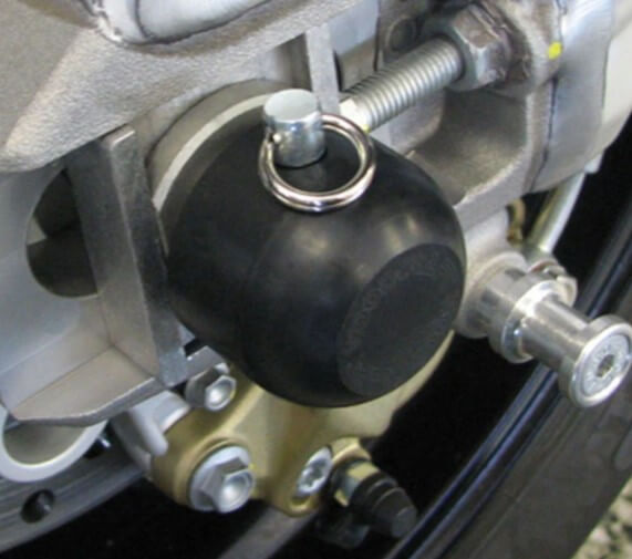 Woodcraft Rear Axle Slider Kit for Aprilia | Check Fitment